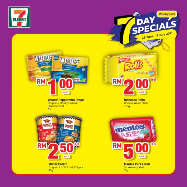 7 Eleven 7 Day Special Promotion (28 June 2021 - 4 July 2021)