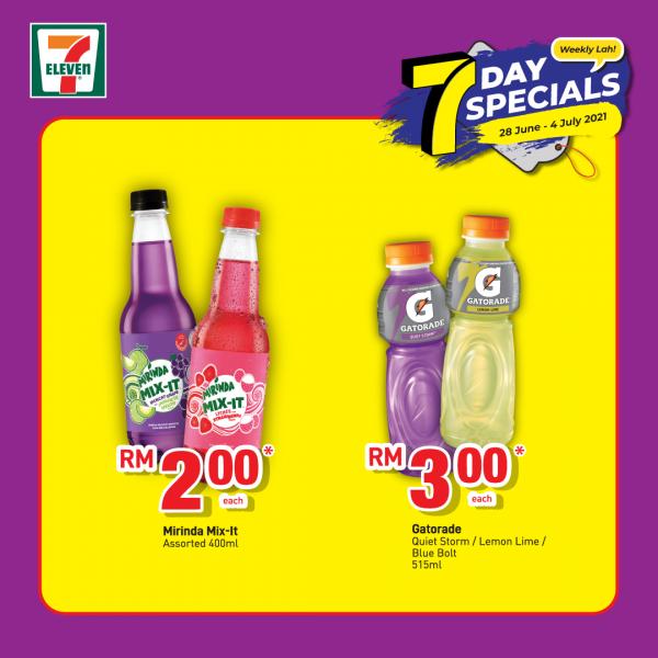 7 Eleven 7 Day Special Promotion (28 June 2021 - 4 July 2021)