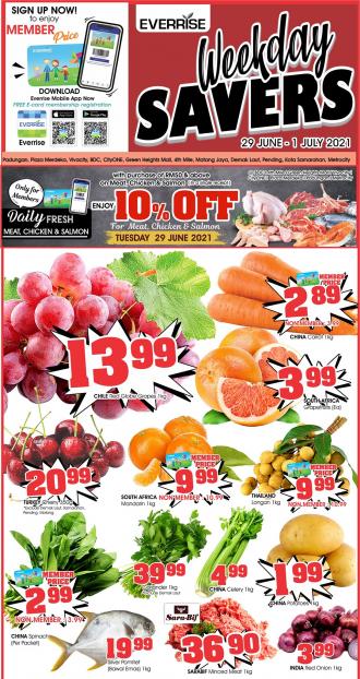 Everrise Kuching Weekday Savers Promotion (29 June 2021 - 1 July 2021)