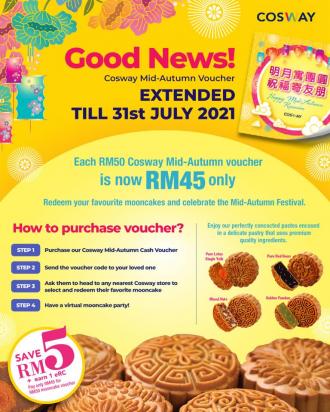 Cosway Mid Autumn Mooncake Voucher Early Birth Promotion (valid until 31 Jul 2021)
