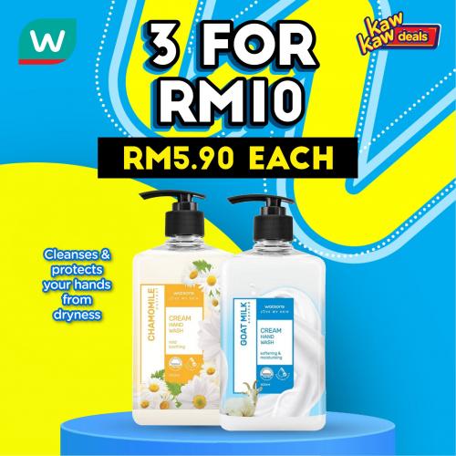 Watsons Brand Products Sale Up To 50% OFF (30 June 2021 - 5 July 2021)