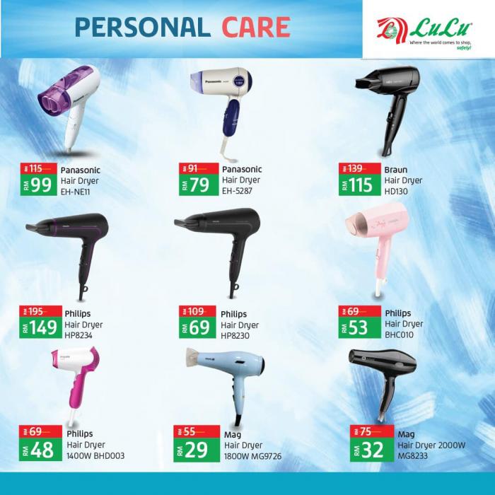 LuLu Online Personal Care Items Promotion (1 July 2021 - 15 July 2021)