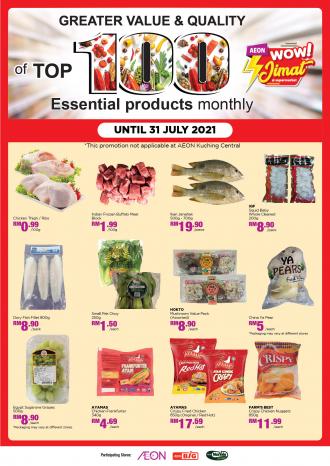 AEON BiG Top 100 Essential Products Promotion (1 Jul 2021 - 31 Jul 2021)
