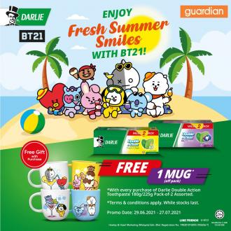 Guardian Darlie FREE BT21 Mug Promotion (29 Jun 2021 - 27 Jul 2021)