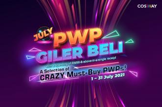 Cosway July PWP Giler Beli Promotion (1 July 2021 - 31 July 2021)
