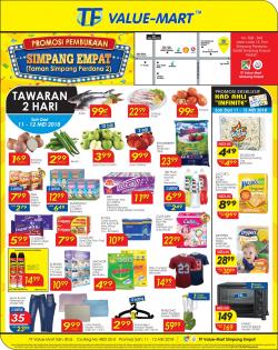TF Value-Mart Opening Promotion at Simpang Empat (11 May 2018 - 12 May 2018)