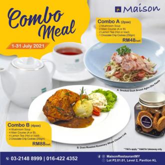 Maison Combo Meal Promotion (1 July 2021 - 31 July 2021)