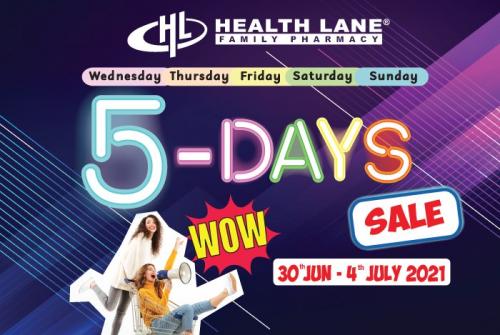 Health Lane 5 Days Sale (30 June 2021 - 4 July 2021)