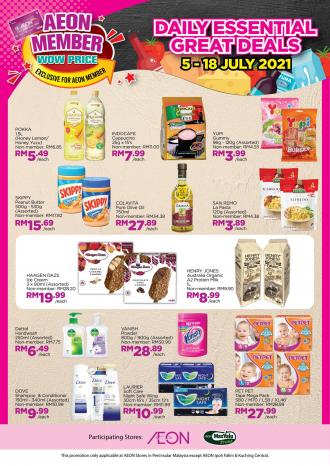 AEON Member Wow Price Promotion (5 July 2021 - 18 July 2021)