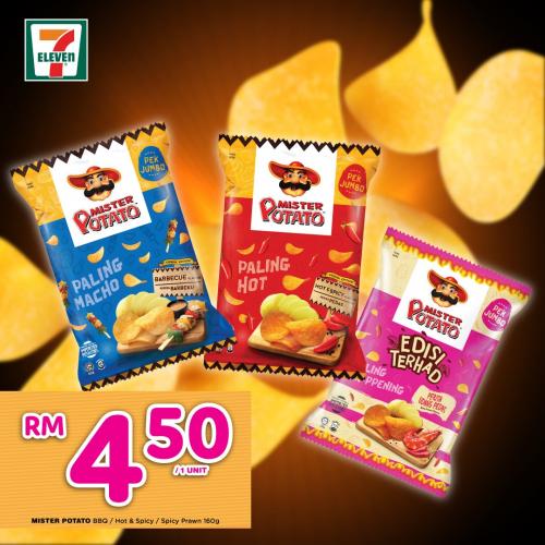 Mister Potato BBQ / Hot & Spicy / Spicy Prawn 160g @ RM4.50