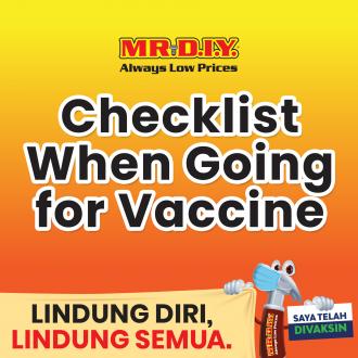 MR DIY Vaccine Checklist Items Promotion