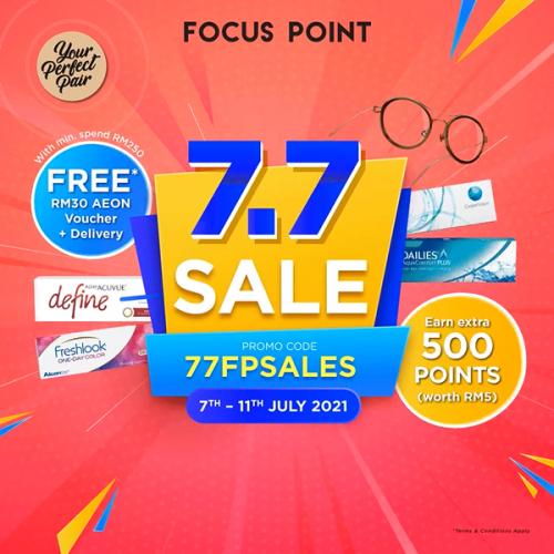 Focus Point Online 7.7 Sale (7 July 2021 - 11 July 2021)