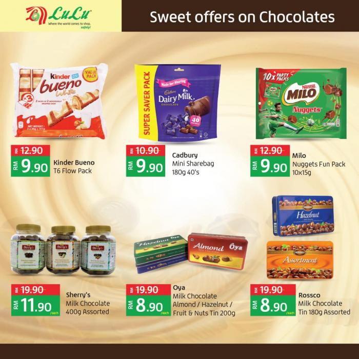 LuLu Hypermarket World Chocolate Day Promotion (7 July 2021 - 10 July 2021)