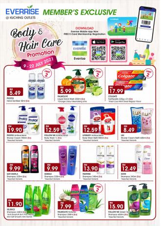 Everrise Kuching Body & Hair Promotion (9 July 2021 - 22 July 2021)