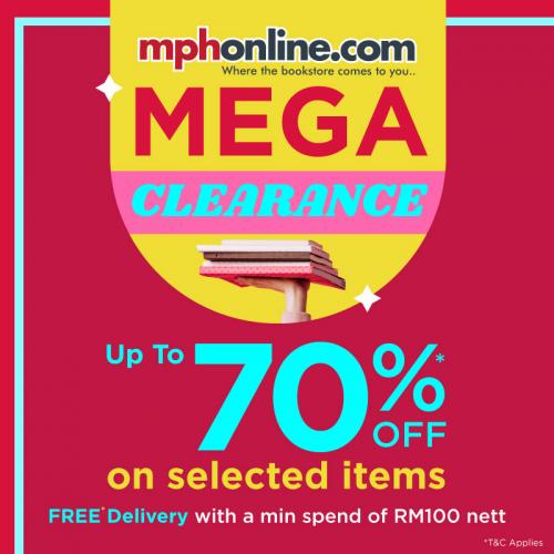 MPH Online Mega Clearance Sale Up To 70% OFF (valid until 2 August 2021)