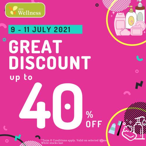 AEON Wellness Weekend Promotion (9 July 2021 - 11 July 2021)