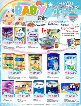 Everrise Kuching Baby Fair Promotion (valid until 25 July 2021)