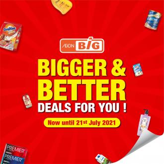 AEON BiG Bigger & Better Deals Promotion (valid until 21 July 2021)