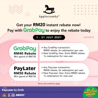Applecrumby & Fish GrabPay Promotion (1 July 2021 - 31 July 2021)