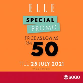 SOGO ELLE Sale As Low As RM50 (valid until 25 July 2021)