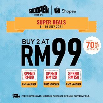 Shopee Shoopen Sale 2 @ RM99 (9 Jul 2021 - 19 Jul 2021)