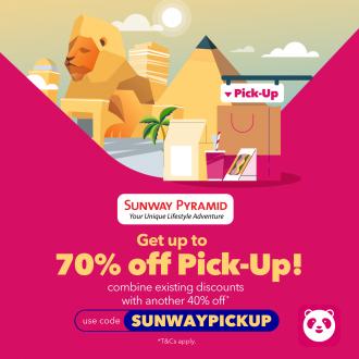 FoodPanda Sunway Pyramid Pickup Promotion 40% OFF Promo Code