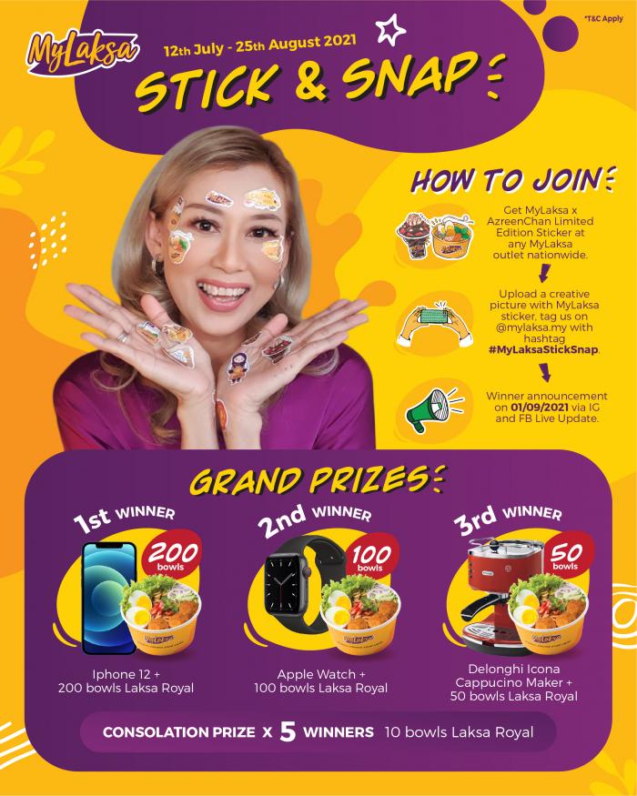 MyLaksa Stick and Snap Contest (12 July 2021 - 25 August 2021)