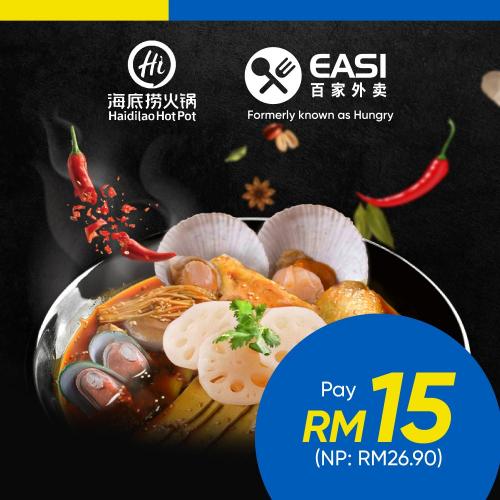 Haidilao Hot Pot EASI Promotion With Touch 'n Go eWallet (15 July 2021 - 31 July 2021)