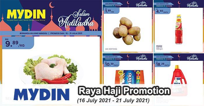 MYDIN Raya Haji Weekend Promotion (16 Jul 2021 - 21 Jul 2021)