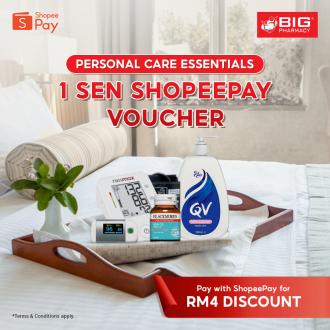 Big Pharmacy ShopeePay RM4 Voucher @ 1 Sen Promotion