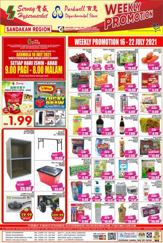 Servay Sandakan Weekly Promotion (16 July 2021 - 22 July 2021)
