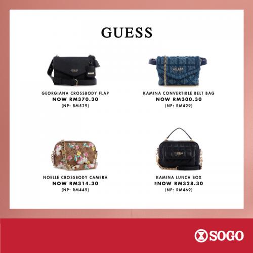 SOGO GUESS Special Sale 30% OFF (valid until 25 July 2021)