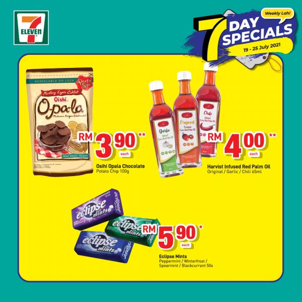 7 Eleven 7 Day Special Promotion (19 July 2021 - 25 July 2021)