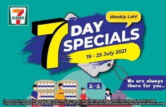 7 Eleven 7 Day Special Promotion (19 Jul 2021 - 25 Jul 2021)