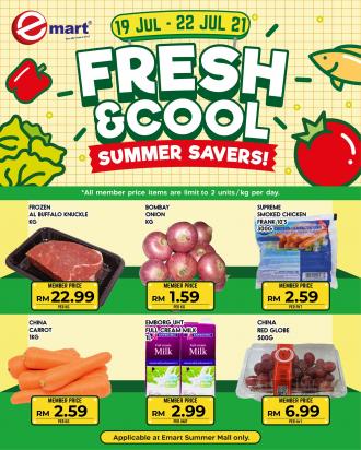 Emart Summer Mall Fresh & Cool Summer Savers Promotion (19 July 2021 - 22 July 2021)