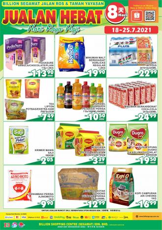 BILLION Segamat & BILLION Taman Yayasan Promotion (18 July 2021 - 25 July 2021)