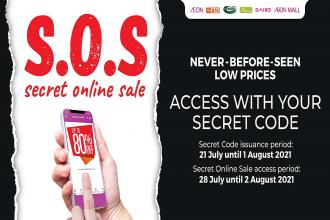 AEON Online S.O.S Secret Online Sale (28 July 2021 - 2 August 2021)