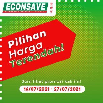 Econsave Lowest Price Promotion (16 July 2021 - 27 July 2021)