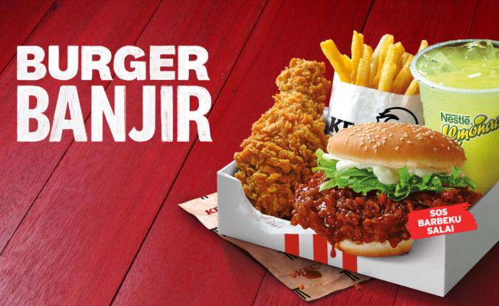 KFC Burger Banjir