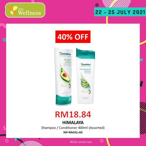 AEON Wellness Weekend Hair Care Sale Up To 40% OFF (22 July 2021 - 25 July 2021)