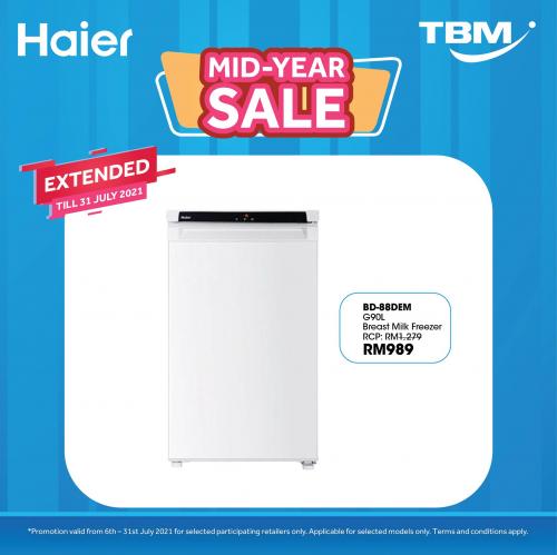 TBM Online Haier Mid Year Sale (valid until 31 July 2021)