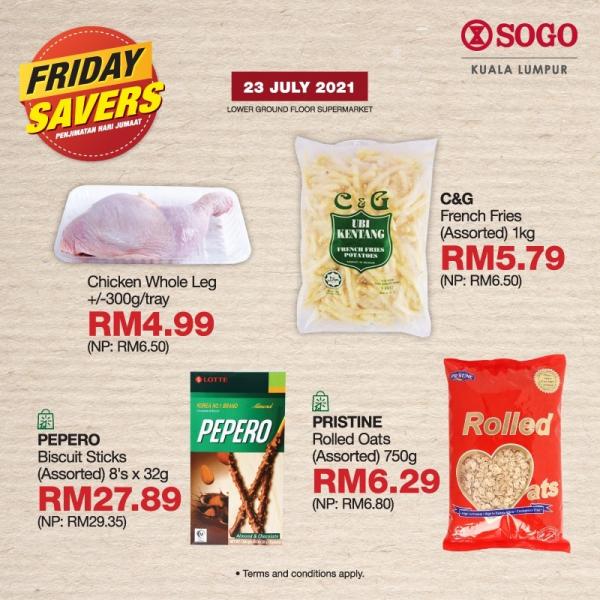 SOGO Kuala Lumpur Supermarket Friday Savers Promotion (23 July 2021)