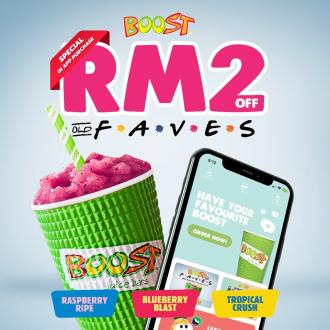Boost Juice Bars Old Faves RM2 OFF Promotion