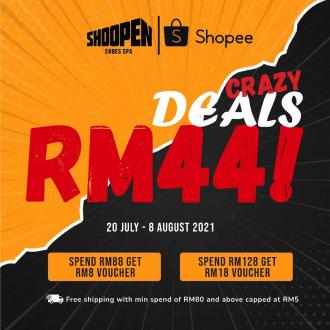 Shoopen Shopee Crazy Deals RM44 Sale (20 Jul 2021 - 8 Aug 2021)