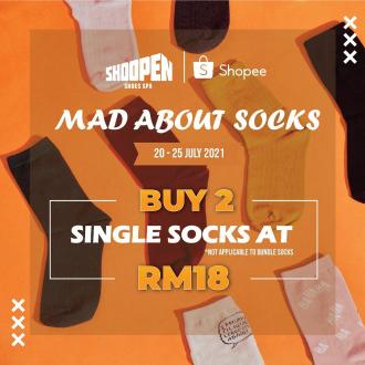 Shoopen Shopee Mad About Socks Promotion (20 Jul 2021 - 25 Jul 2021)