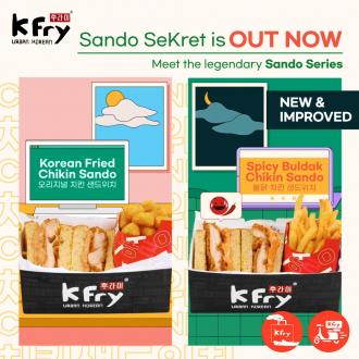 K Fry New Sando Series Menu