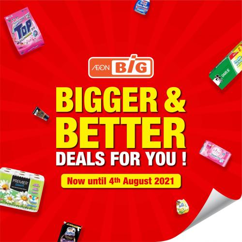 AEON BiG Bigger & Better Deals Promotion (valid until 4 August 2021)