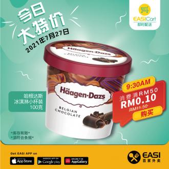 EASI Haagen-Dazs Ice Cream @ RM0.10 Promotion (27 July 2021)