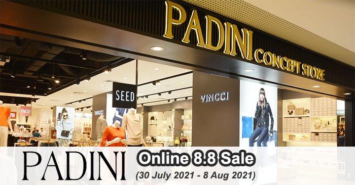 Padini Online 8.8 Sale As Low As RM8 (30 Jul 2021 - 8 Aug 2021)