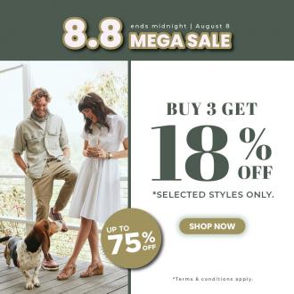 Hush Puppies Apparel Online 8.8 Mega Sale Up To 75% OFF (valid until 8 August 2021)